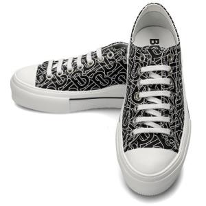 Burberry Monogram Print Cotton Low Black White