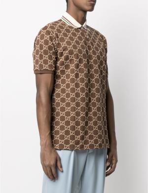 Gucci GG Supreme short-sleeve polo shirt