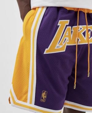 MITCHELL & NESS NBA JUST DON SHORTS LOS ANGELES LAKERS