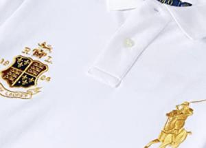 POLO RALPH LAUREN Men’s white custom slim fit polo shirt
