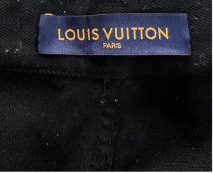 Louis Vuitton Black Monogram Carpenter Pants