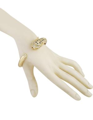 Dilan Jewels Happiness Collection Golden Color Panther Bracelet For unisex