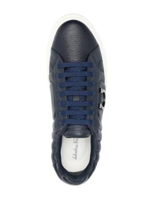 FERRAGAMO NAVY BLUE ‘Laky’ sneakers