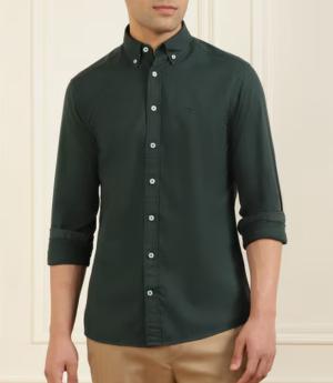 HACKETT LONDON Full-Sleeve Button-Down Collar Shirt