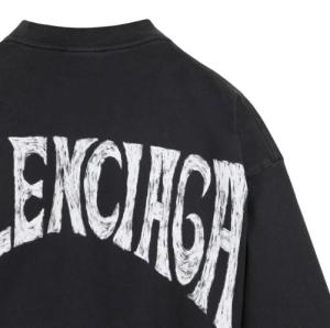 BALENCIAGA | Plain Cotton Logo T-Shirts