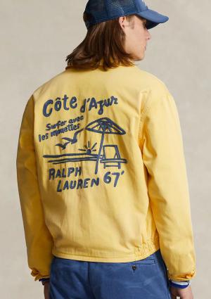 Embroidered Chino Jacket