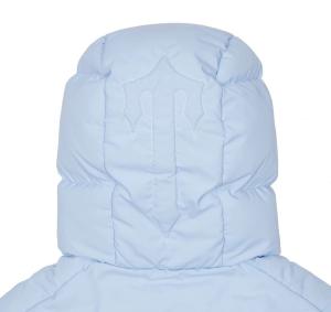 Trapstar Decoded Hooded Puffer Jacket 2.0 - Ice Blue