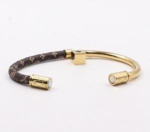 Bracelet Louis Vuitton leather half to half