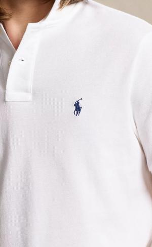 Polo Ralph Lauren Men white Custom Fit Mesh Polo
