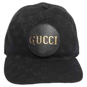 Gucci Gucci Black GG Canvas Baseball Cap 