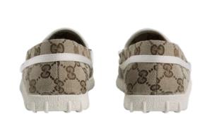 Gucci Driver With Horsebit Web 'Beige' 