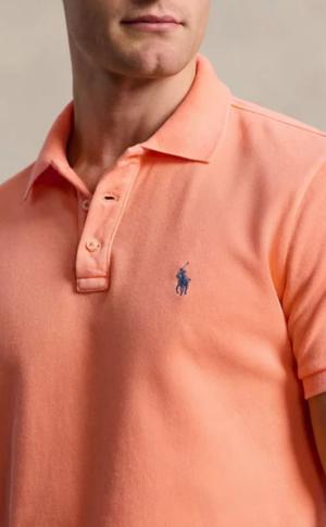Custom  Fit Spa Terry Polo Shirt
