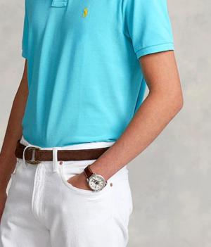 Custom Fit Mesh Polo Shirt Polo Ralph Lauren
