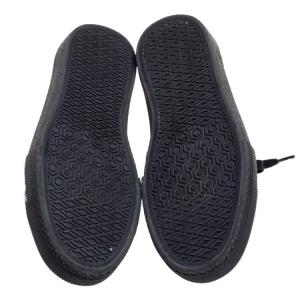 Burberry Black Canvas and Leather Larkhall Logo Low-Top Sneakers
