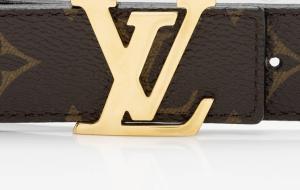 Louis Vuitton Monogram Canvas Reversible Initiales Belt 