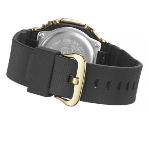 Casio G-Shock G-Steel GM-2100G-1A9DR Gold Ip Analog-Digital Dial Black Resin Strap Men's Watch G1278