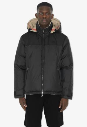Reversible Check Puffer Jacket