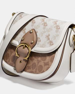 COACH Beat Saddle Bag With Horse And Carriage Print