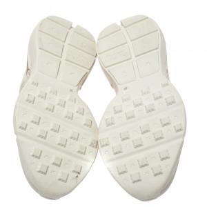 Gucci Ivory Leather Rhyton Vintage Logo Platform Sneakers 