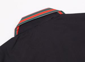 navy blue logo print imported half shirt