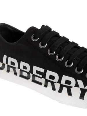 BURBERRY LARKHALL CANVAS LOGO SNEAKER