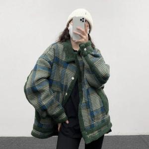 AlanBalen®? Plaid Sherpa Winter Coat