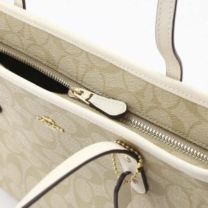 Coach Mini City Zip Tote In Signature Canvas