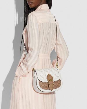 COACH Beat Saddle Bag With Horse And Carriage Print