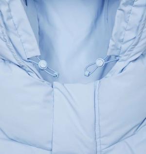 Trapstar Decoded Hooded Puffer Jacket 2.0 - Ice Blue