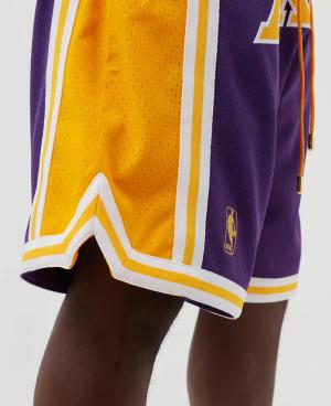 MITCHELL & NESS NBA JUST DON SHORTS LOS ANGELES LAKERS